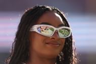 Simone Biles at the Chicago Bears v San Francisco 49ers - Source: Getty